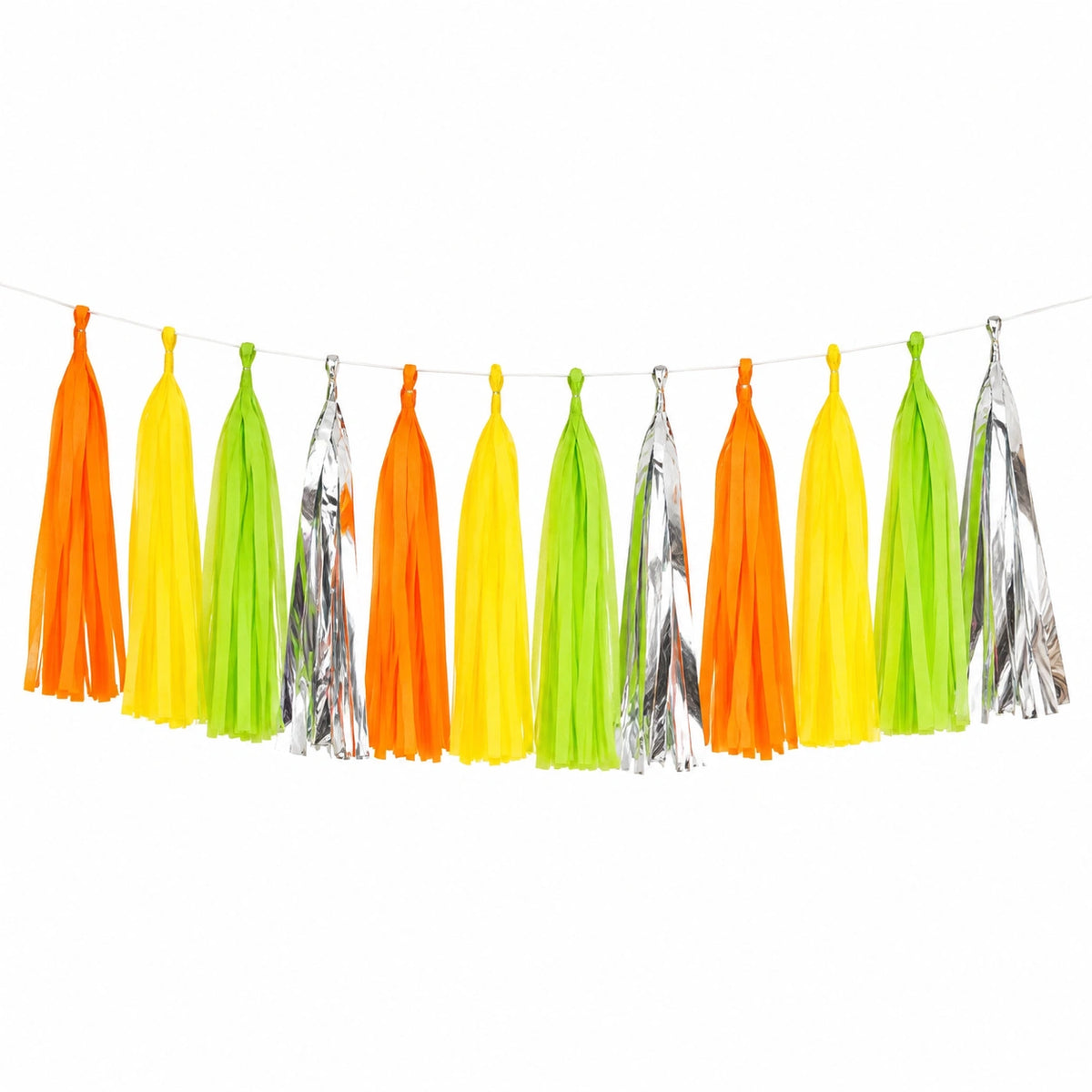 Guirlande à pampilles 300 cm en papier multicolore décorative suspendue